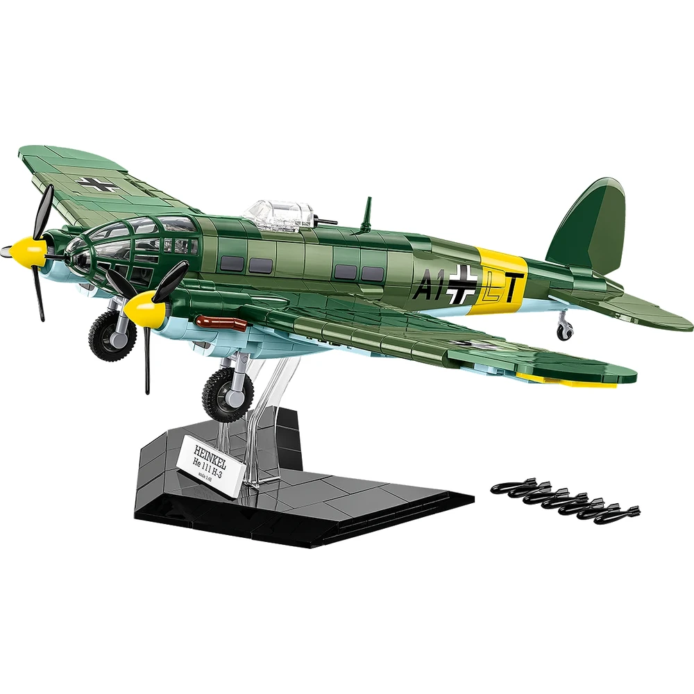 COBI Historical Collection World War II Heinkel HE 111 H-3 repülőgép építőkészlet COBI-5772