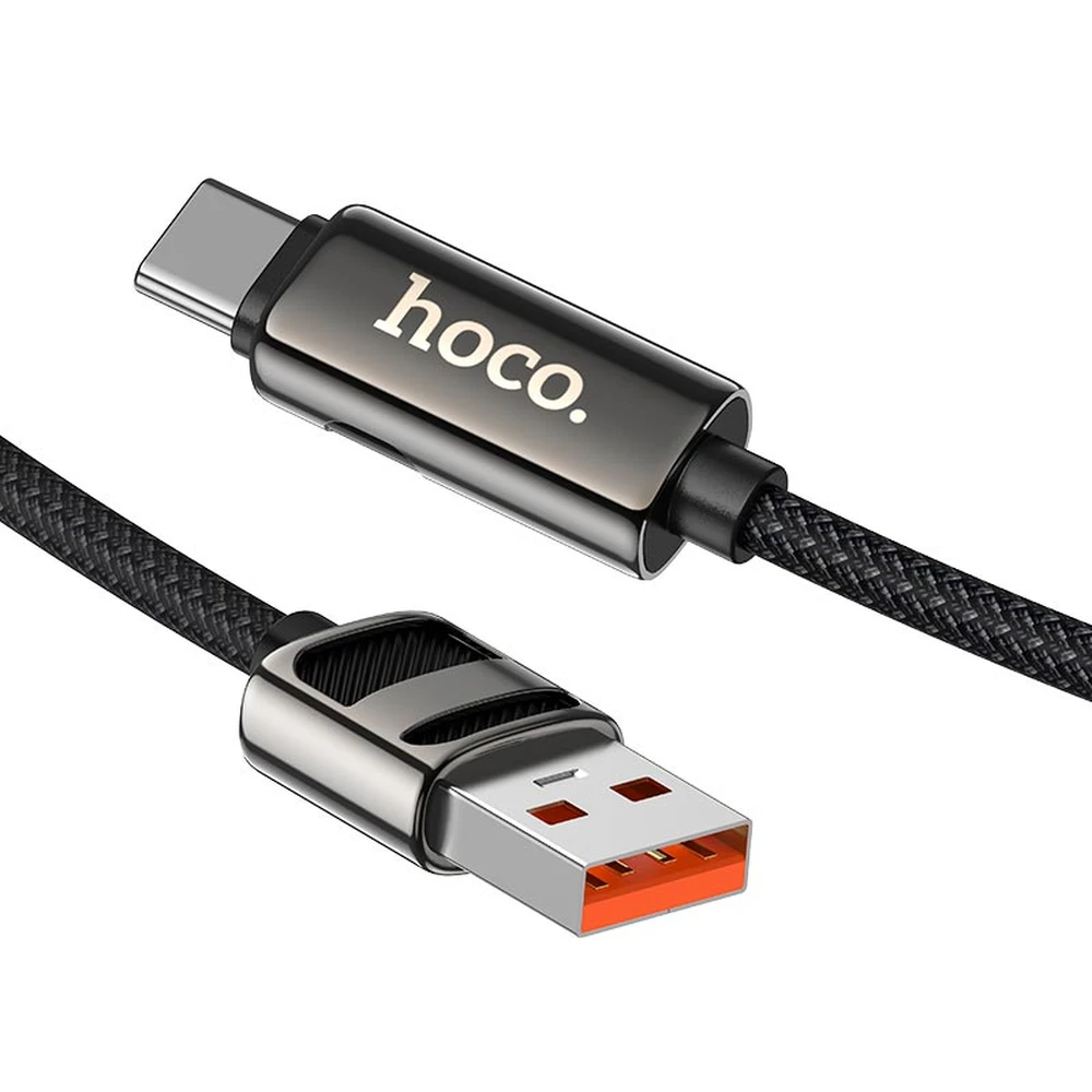 HOCO USB 2.0 Type C Töltő/adat Black 1.2m HC636421