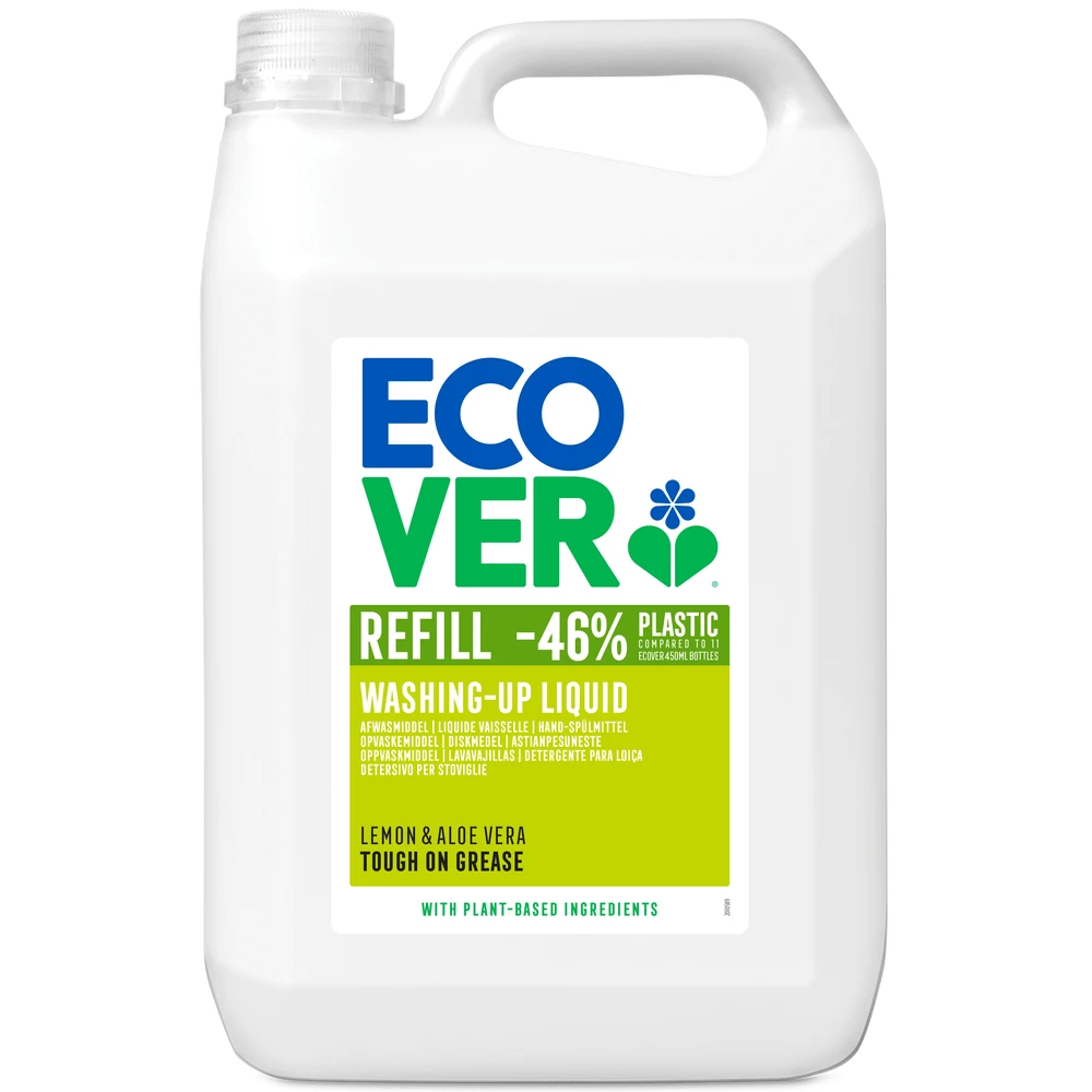 ECOVER öko kézi mosogatószer citrom-aloe utántöltő 5L SCJP-4006304