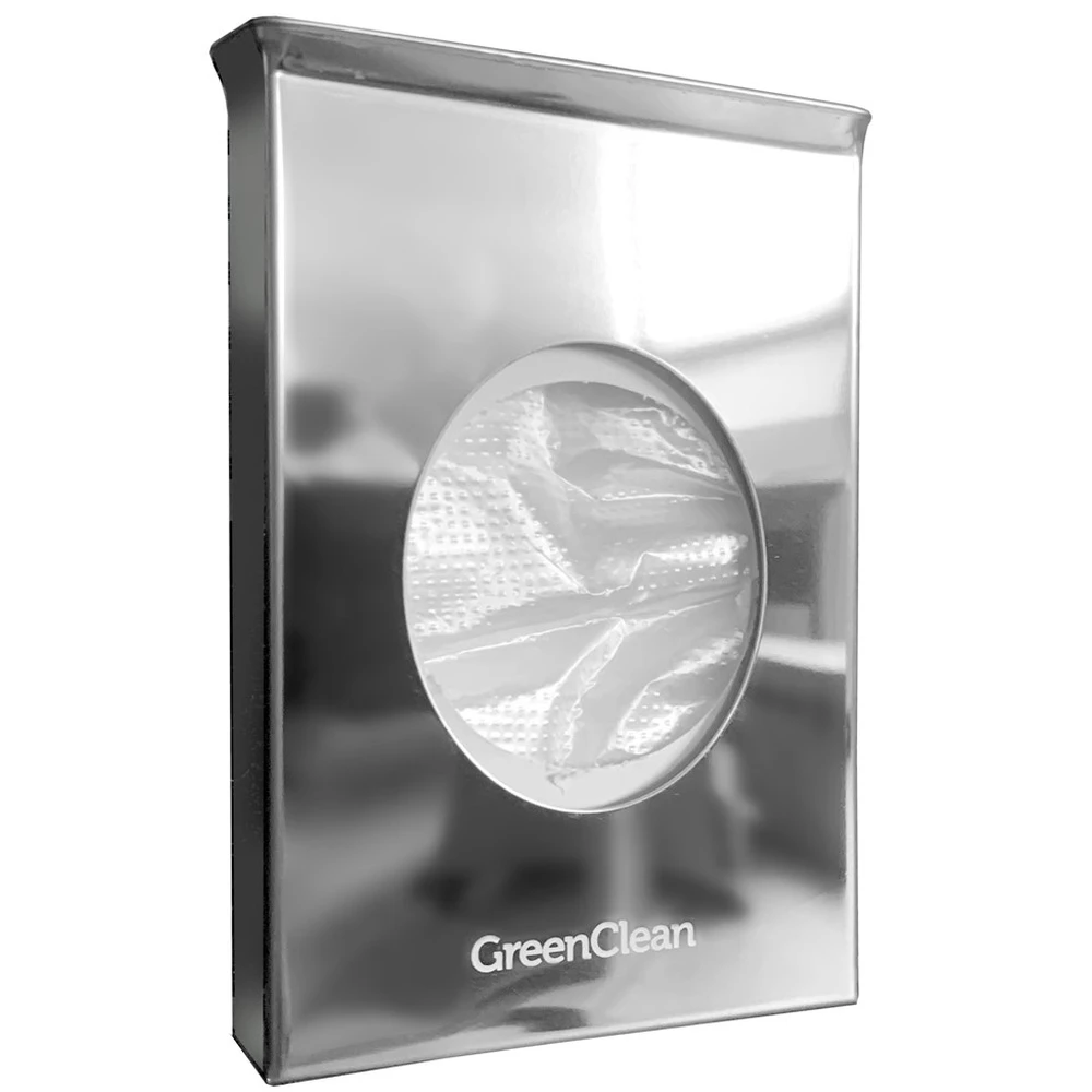 GREENCLEAN mural intim waste collection packet feed r.m. steel bright 25pcs GCPHFC