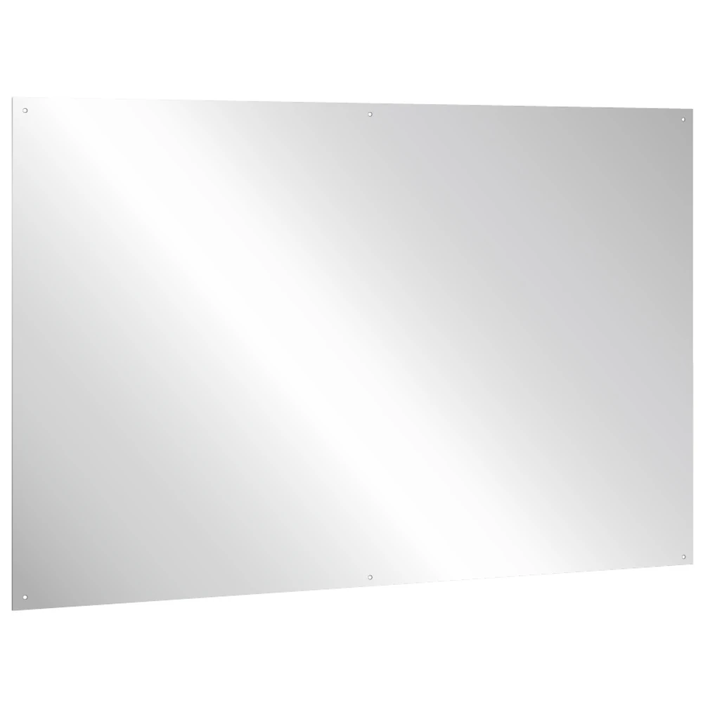 GREENCLEAN Vandálbiztos rust free steel tükörlap furatolt 600x800mm GCRM600800F