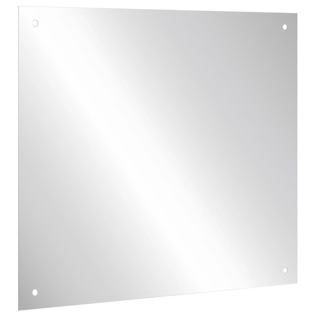 GREENCLEAN Vandálbiztos rust free steel tükörlap furatolt 250x250mm GCRM250250F