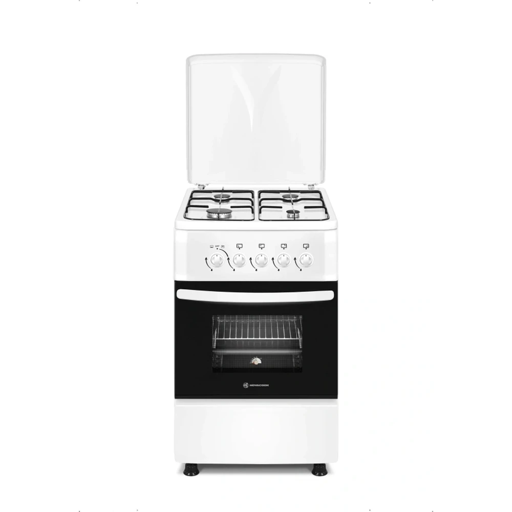 NOVACOOK Tűzhely gázos A 55 l fehér F5S40G1 W
