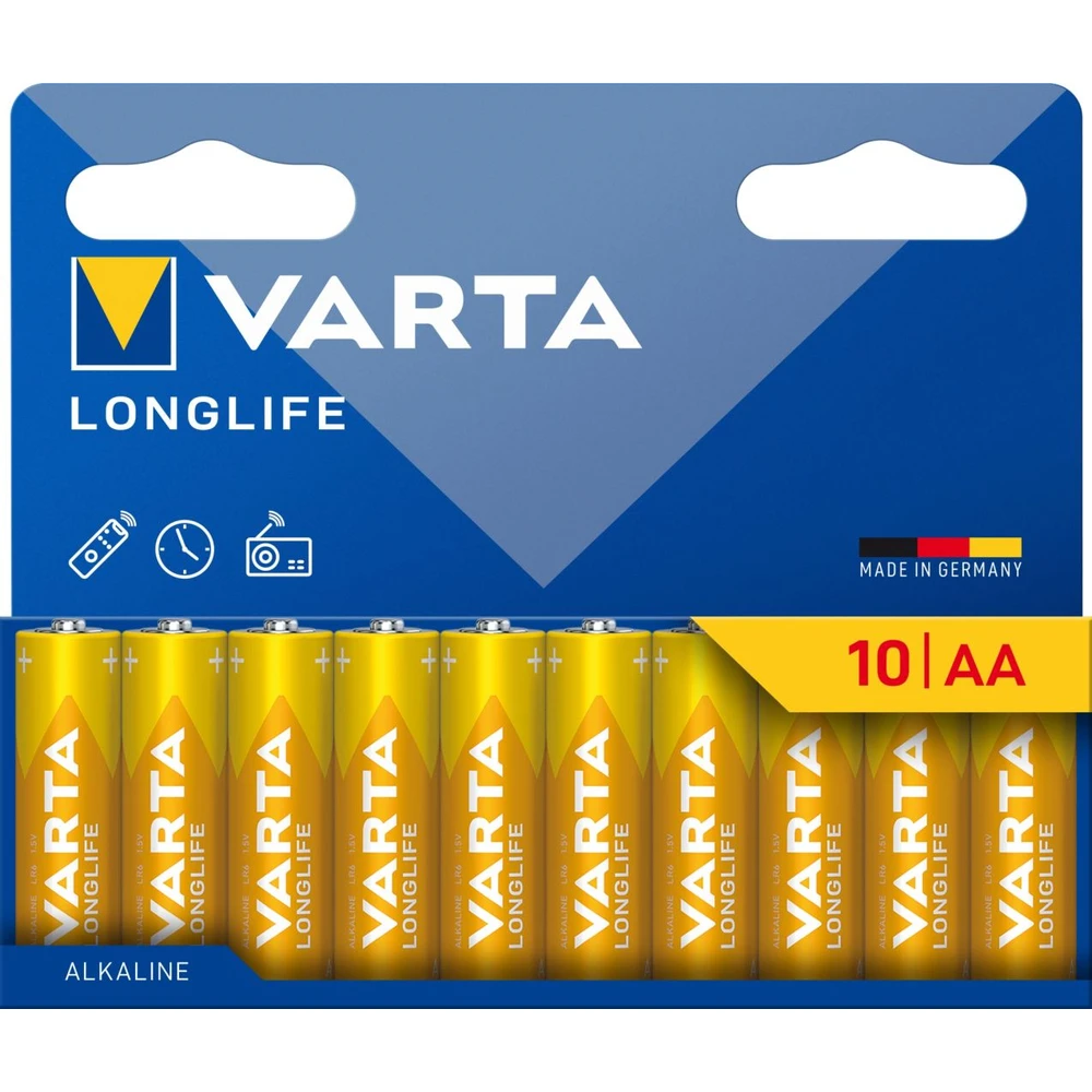 VARTA Longlife olovka element (AA) alkalno 10 kom/pak 04106101761