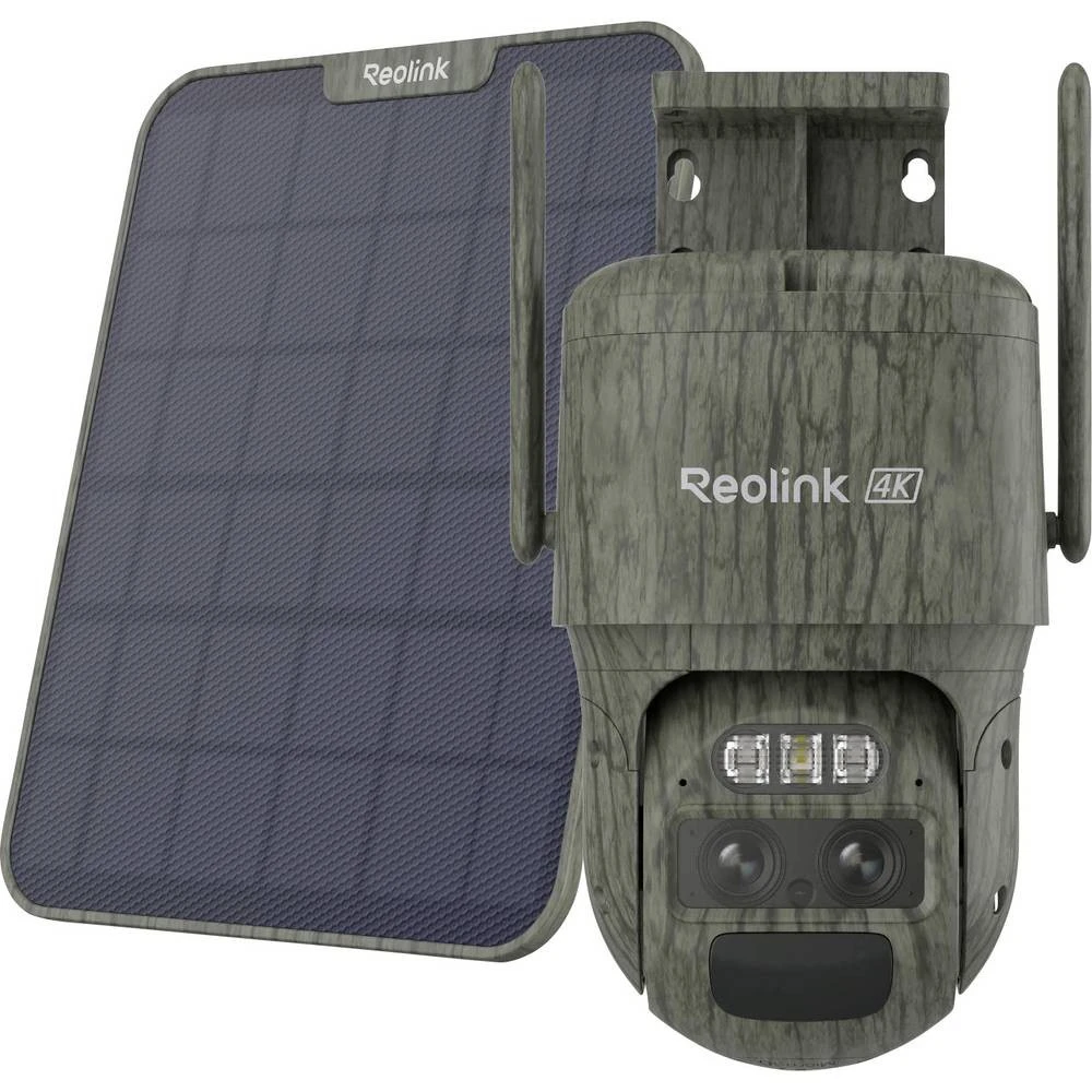 REOLINK G770 8MP 4G IP65 PTZ outside camera khaki + solar panel