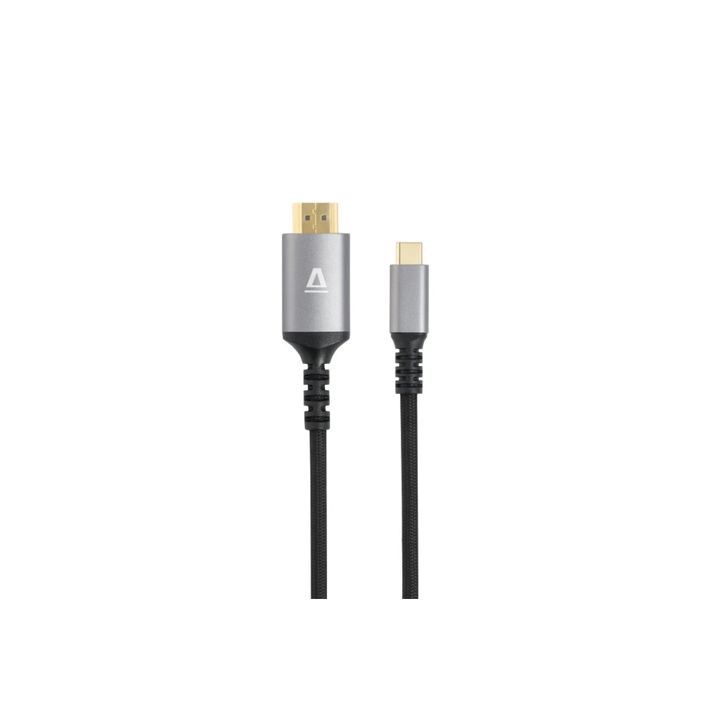 AVAX PRIME USB-C – HDMI 2.0 kábel 4K/60Hz fonott 1.5m AV9021 AVAX_AV9021