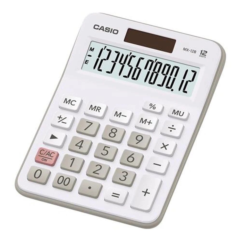CASIO Table calculator 12 digit white MX-12WE MX 12 WE