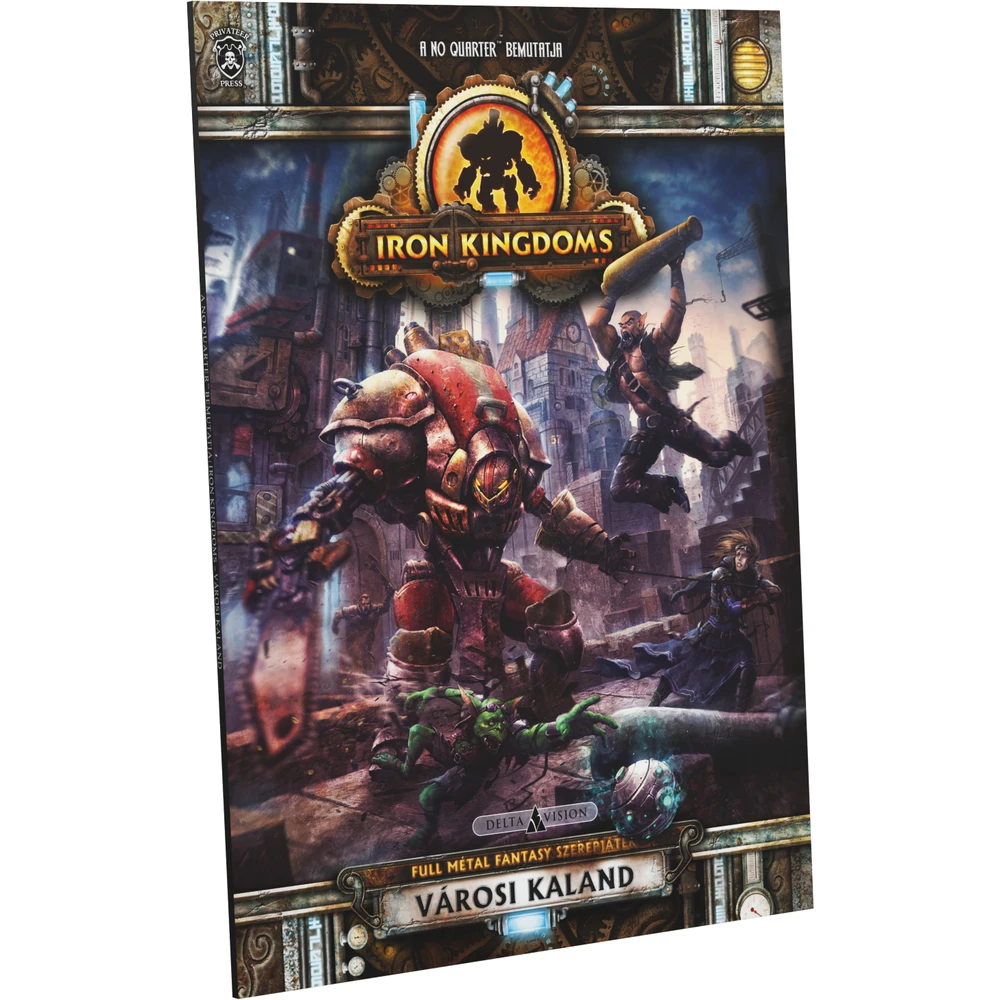 Iron Kingdoms Vaskirályságok urban adventure board game DELTA029