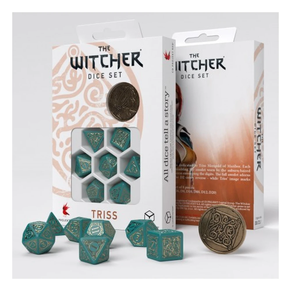 Q WORKSHOP Witcher Triss – The Beautiful Healer dobókocka stock DNDDICE224