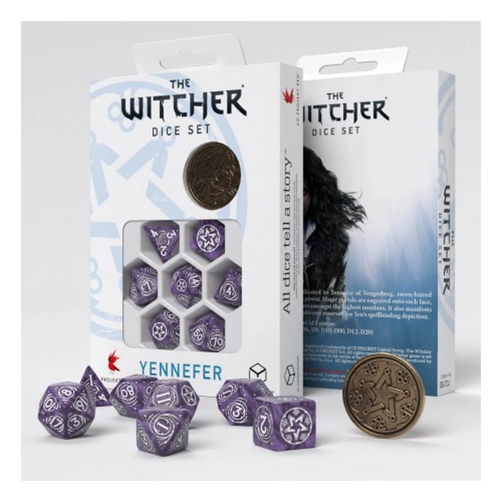 Q WORKSHOP Yennefer - Lilac and Gooseberries Witcher dobókocka stock DNDDICE222