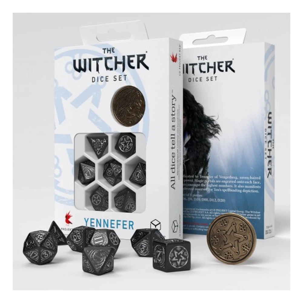 Q WORKSHOP Yennefer - The Obsidian Star Witcher dobókocka stock DNDDICE221