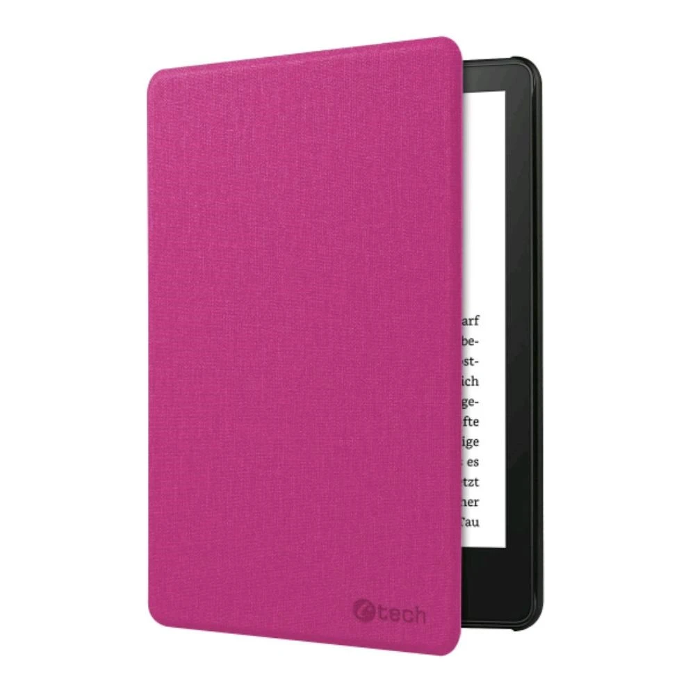 C-TECH Tok Amazon Kindle PAPERWHITE 2024/COLORSOFT Wake/Sleep hardcover rózsaszín AKC-21R