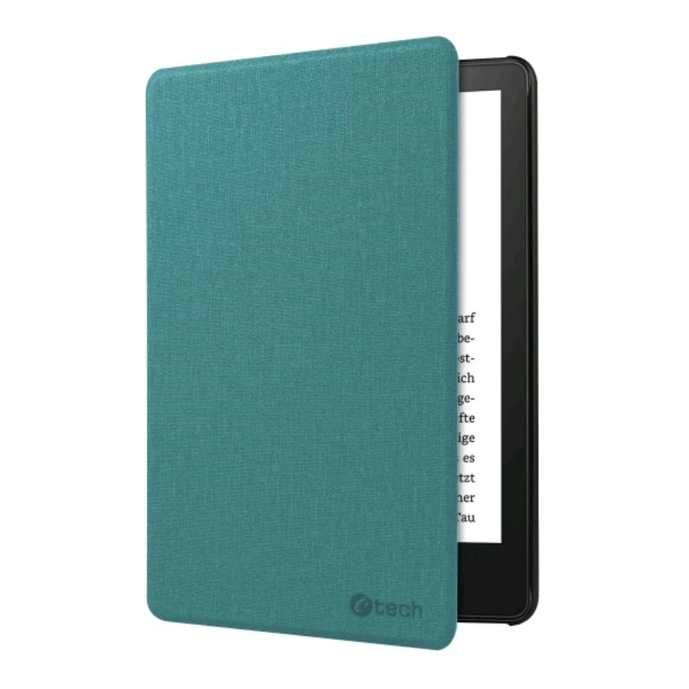 C-TECH Tok Amazon Kindle PAPERWHITE 2024/COLORSOFT wake/sleep hardcover zöld AKC-21J
