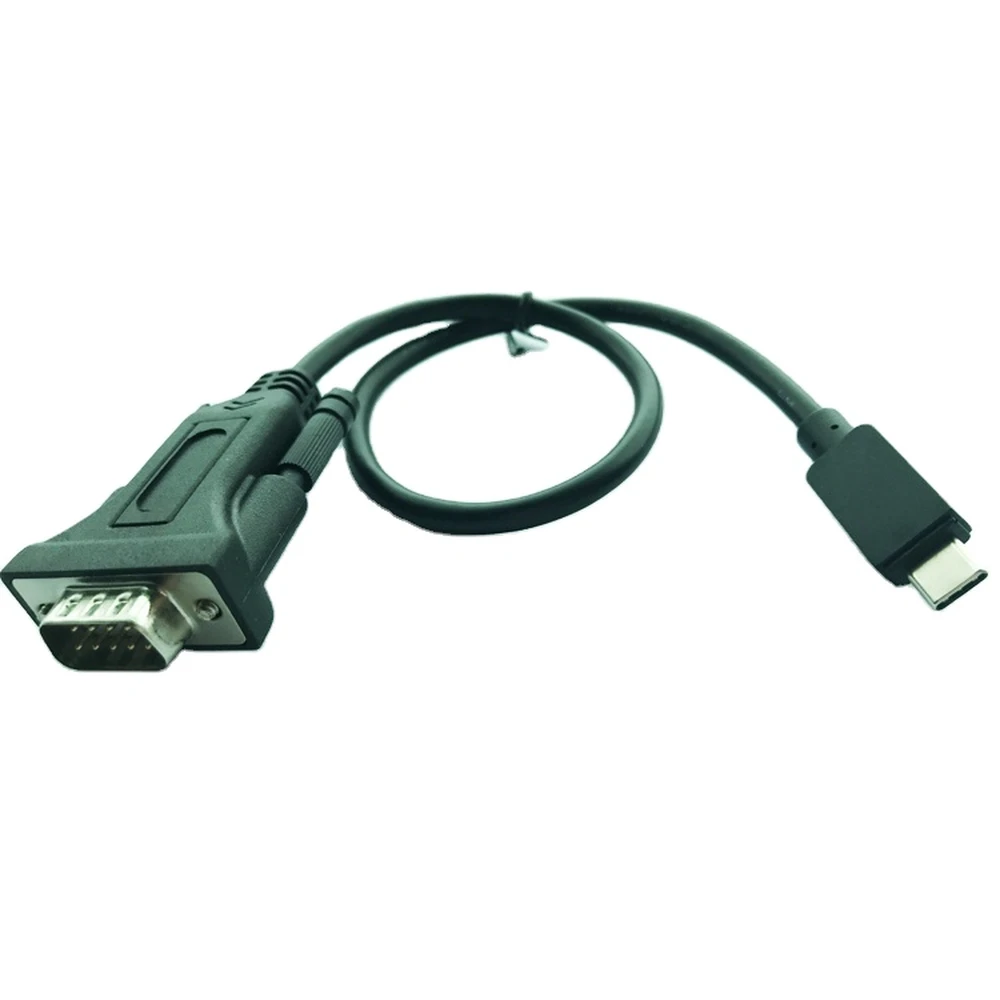PREMIUMCORD USB Type C RS232 Transformator Schwarz 20cm KU31-232A