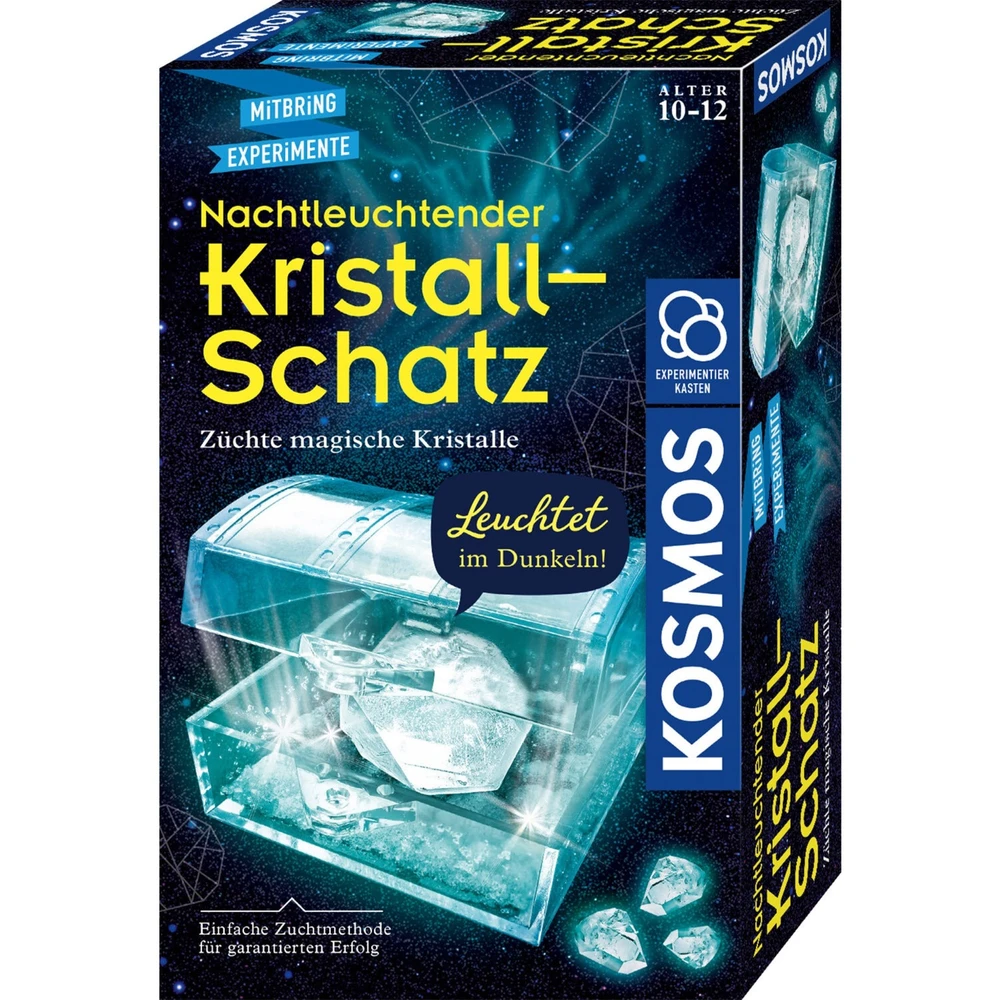 KOSMOS Sötétben világító kristályszett kísérletező készlet 645687
