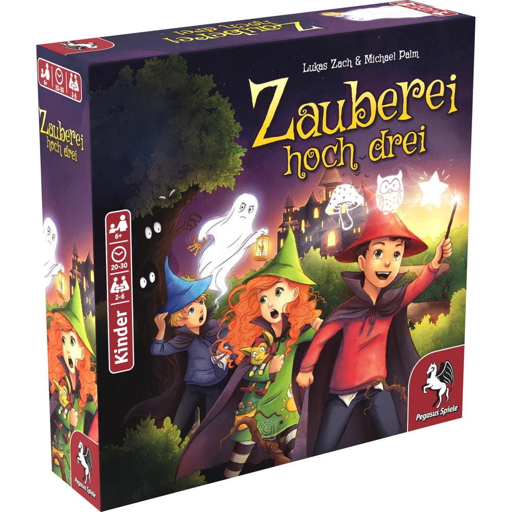 DREI MAGIER Zauberei hoch drei társasjáték 66013G