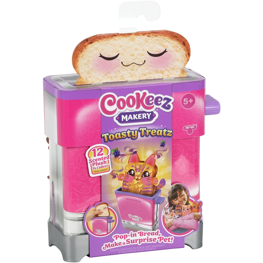 SPIN MASTER Cookeez Makery Toasty Treatz interactive plush pet 23522