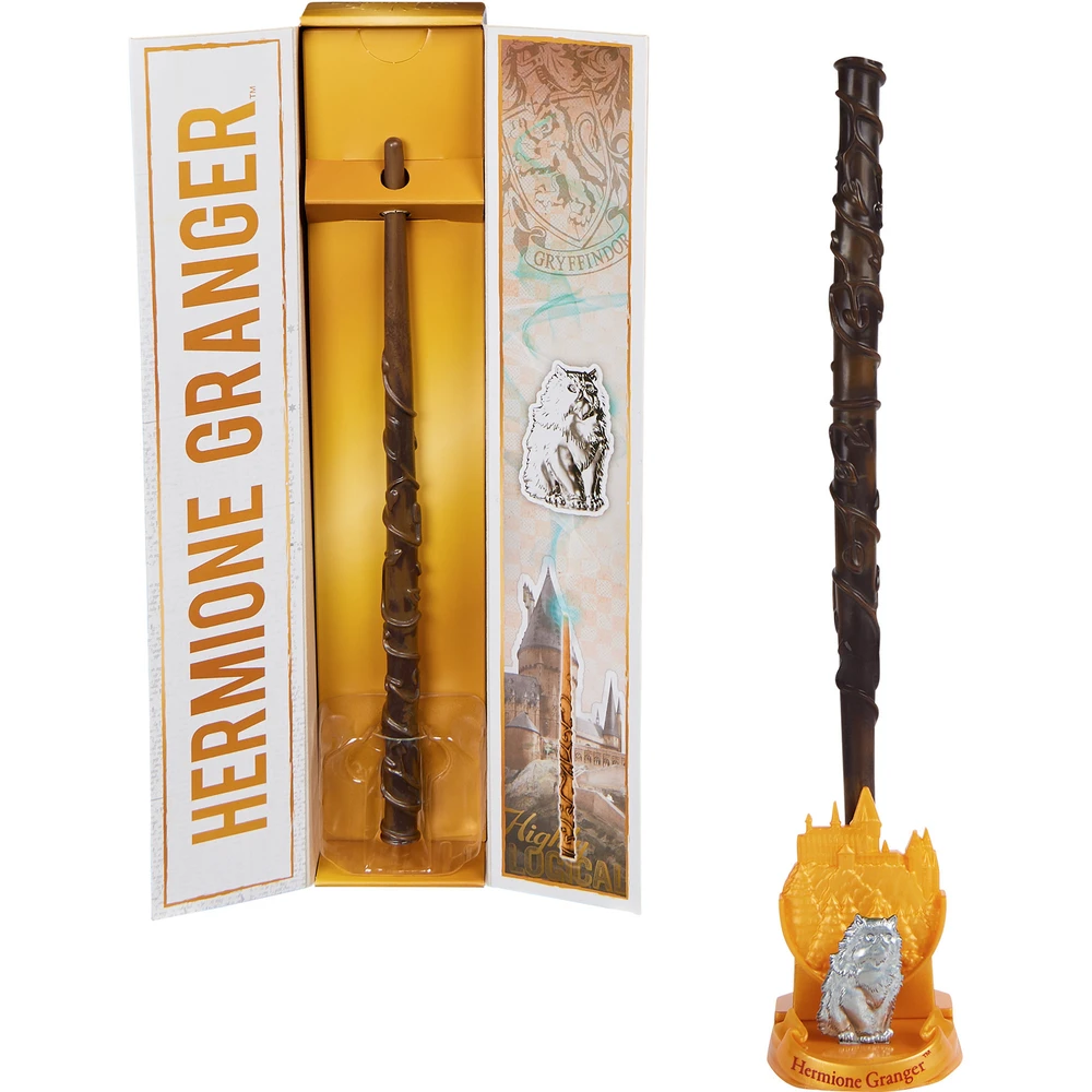 WIZK!DS Wizarding World Harry Potter Hermione Granger varázspálca Hogwarts tartóval 6071562