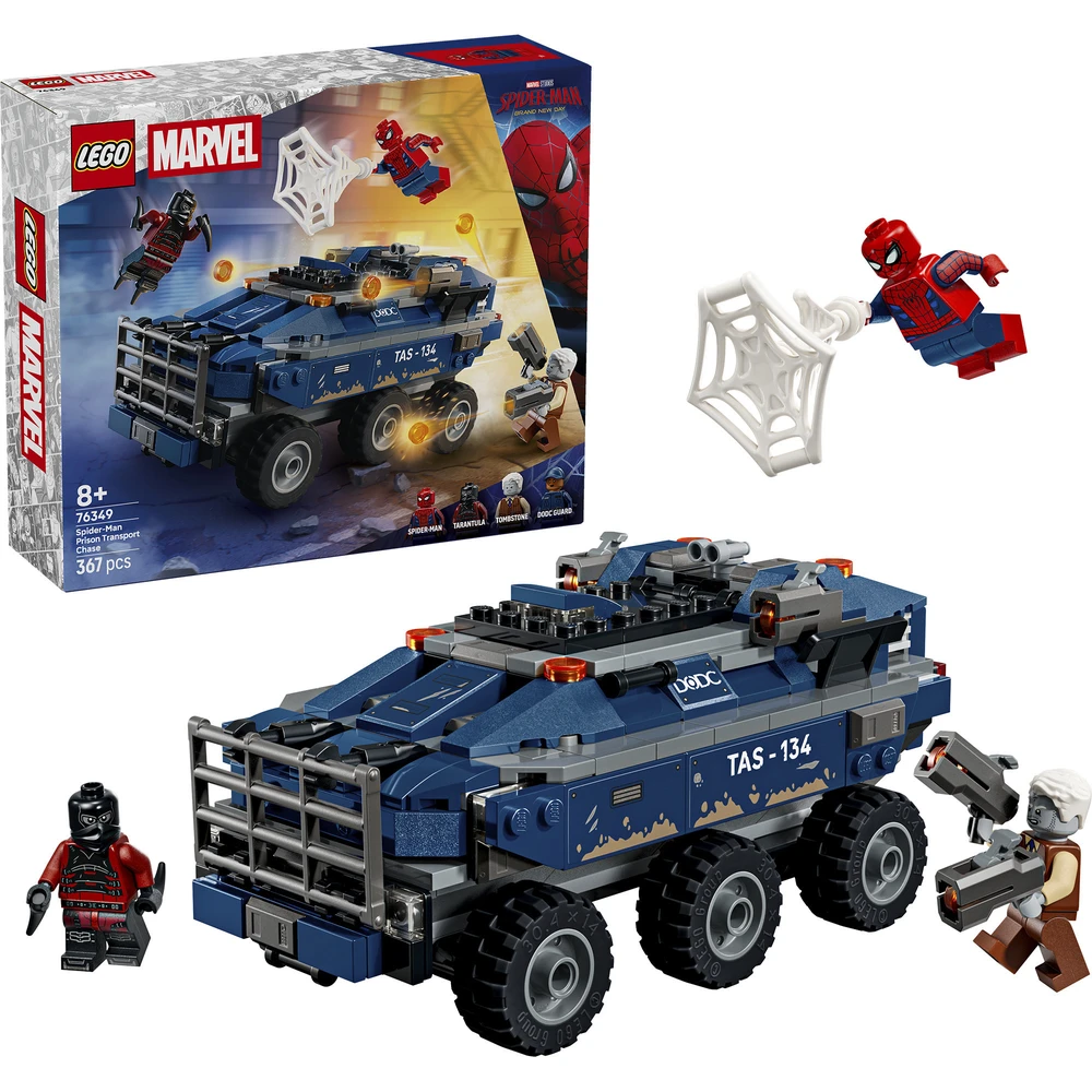 LEGO Marvel Super Heroes Spiderman fogolyszállító persecution 76349