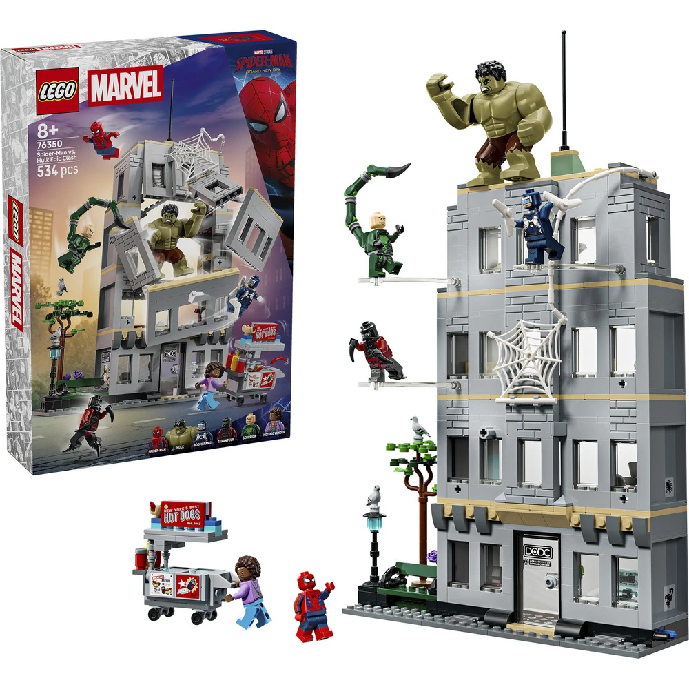 LEGO Marvel Super Heroes Large csata: Spiderman vs. Hulk 76350