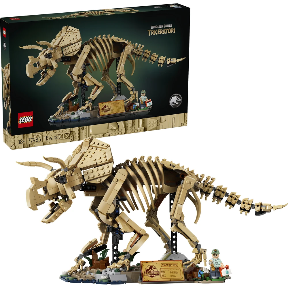 LEGO Jurassic World Dinoszaurusz fosszíliák: Triceratops 77985