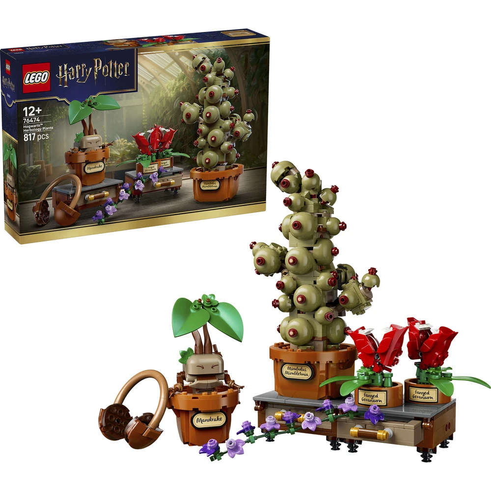 LEGO Harry Potter Roxfort kastély: Gyógynövénykert növények 76474