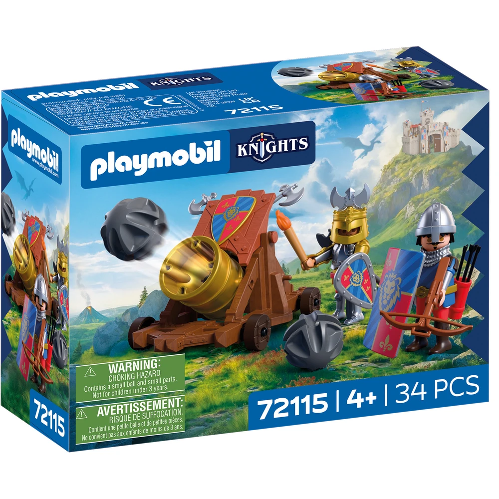 PLAYMOBIL Knights Oroszlánlovag cannon 72115