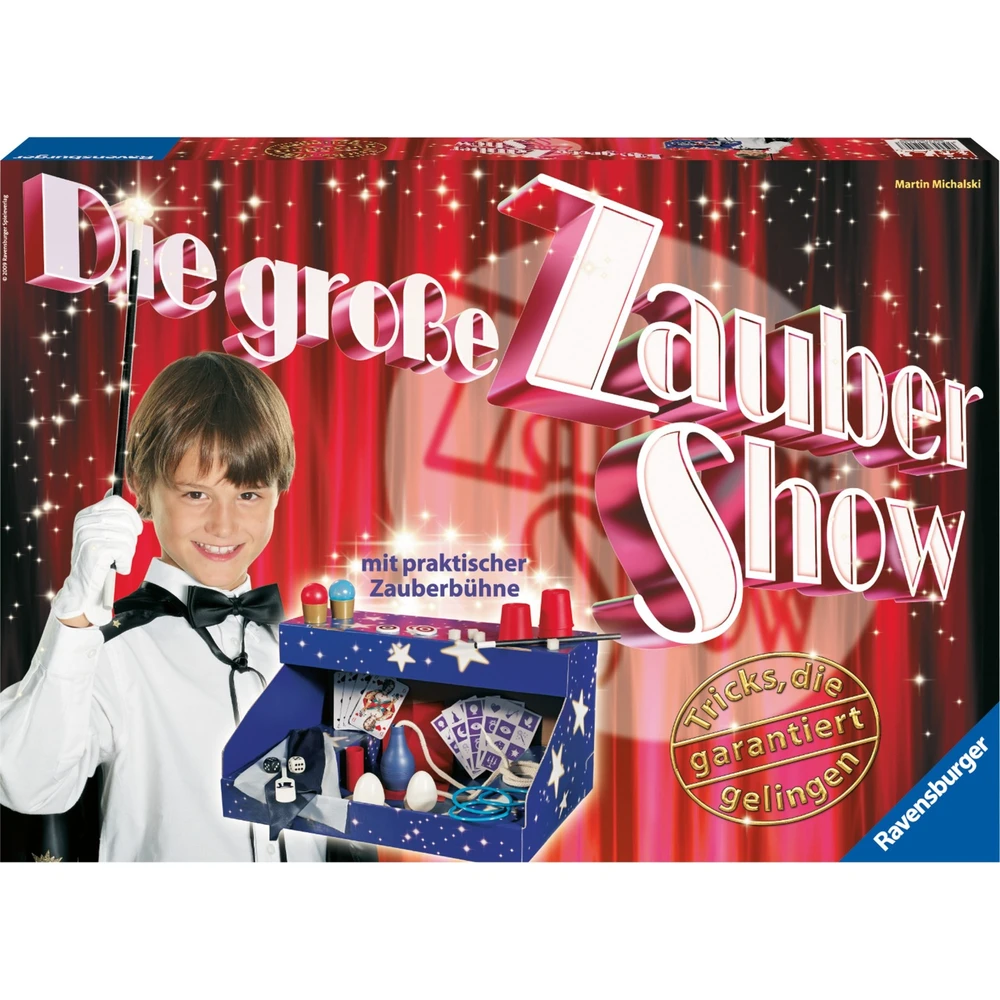 RAVENSBURGER Die große Zaubershow varázskészlet 219407
