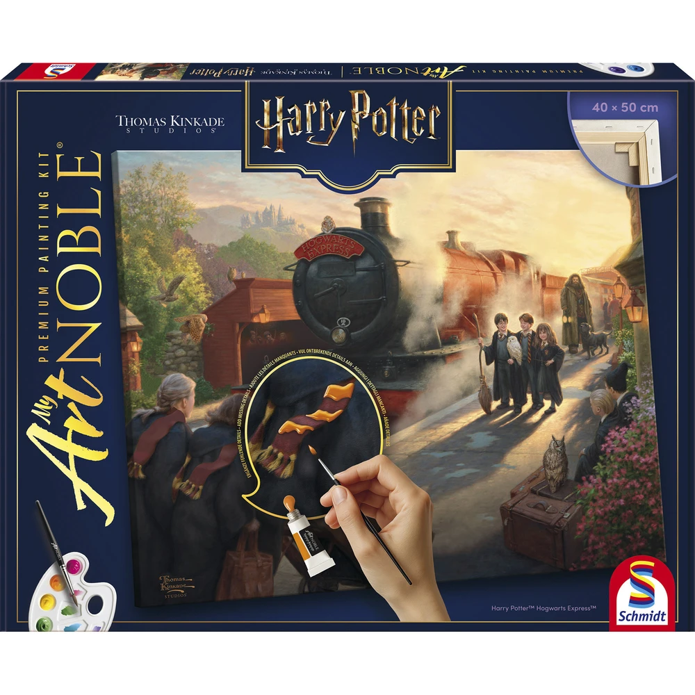 SCHMIDTSPIELE My ArtNOBLE festő készlet Thomas Kinkade Harry Potter Hogwarts Express 46170