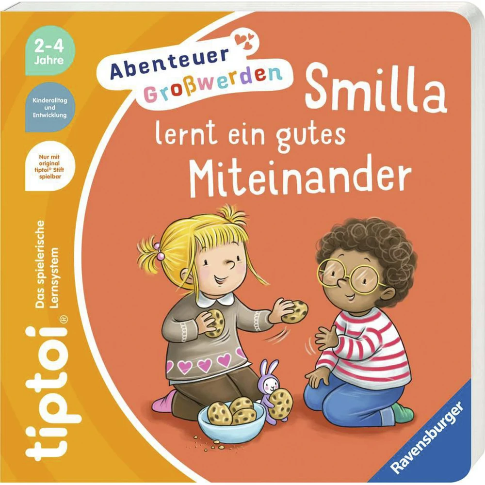 RAVENSBURGER TIPTOI Smilla good együttélést tanul tankönyv NÉMET speaking 49307