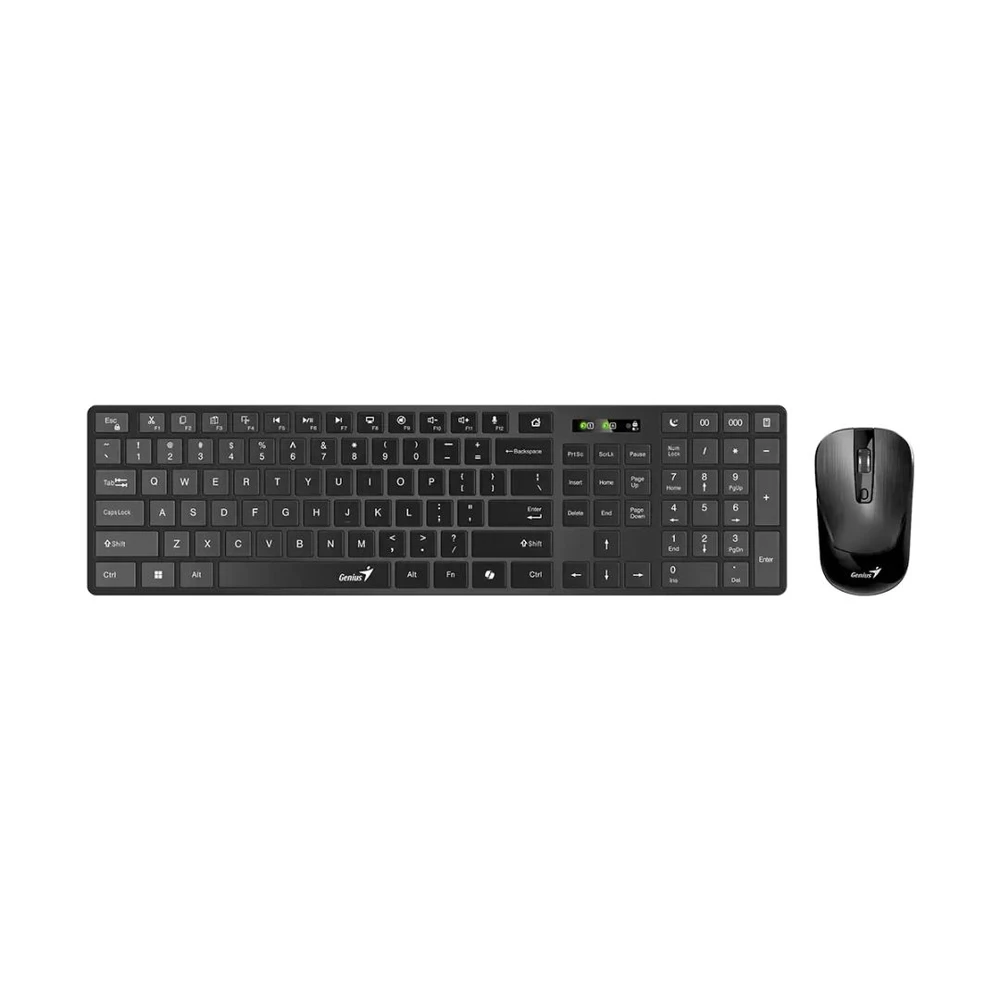 GENIUS SlimStar 8250 Bluetooth žica bez tastatura i miš Mađarski crno 31340020406