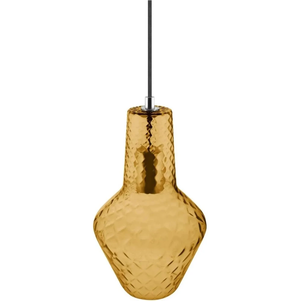 LEDVANCE Vintage 1906 Carved Bottle 60W E27 orange suspended light