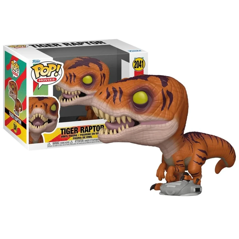 FUNKO POP Movies Jurassic Park S3 Tiger Raptor figura FU90391 889698903912