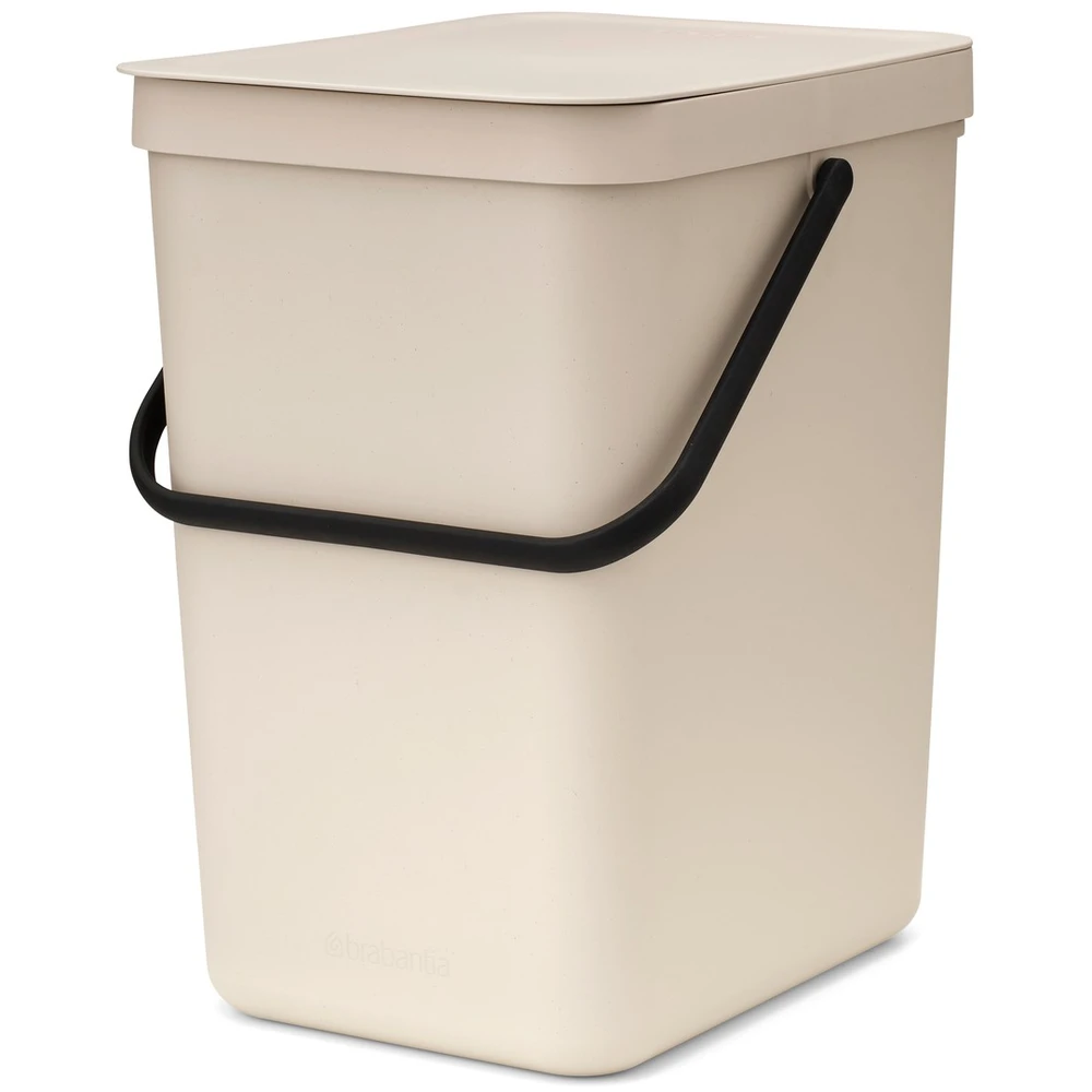 BRABANTIA Sort & Go kitchen trash can felnyitható cover handle 25L bright beige - 251764 BR251764