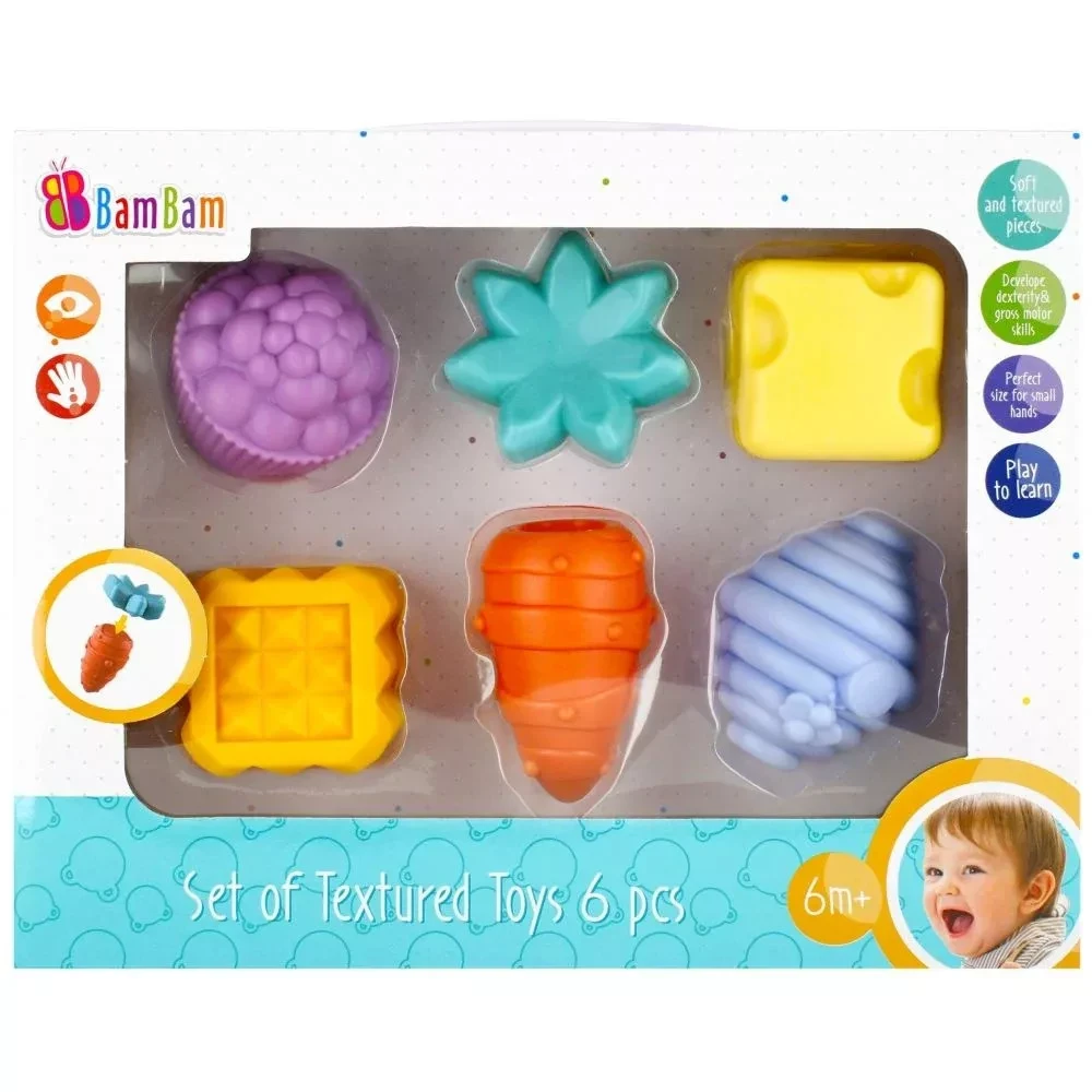 BAMBAM Érzékfejlesztő forms 6 pieces