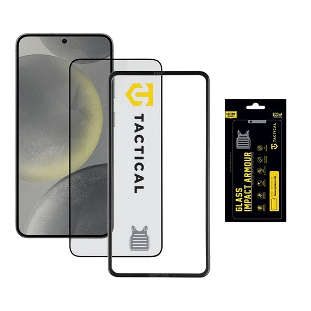 TACTICAL Glass Impact Armour Samsung Galaxy S25 / S24 screen protector glass foil transparent 57983120953