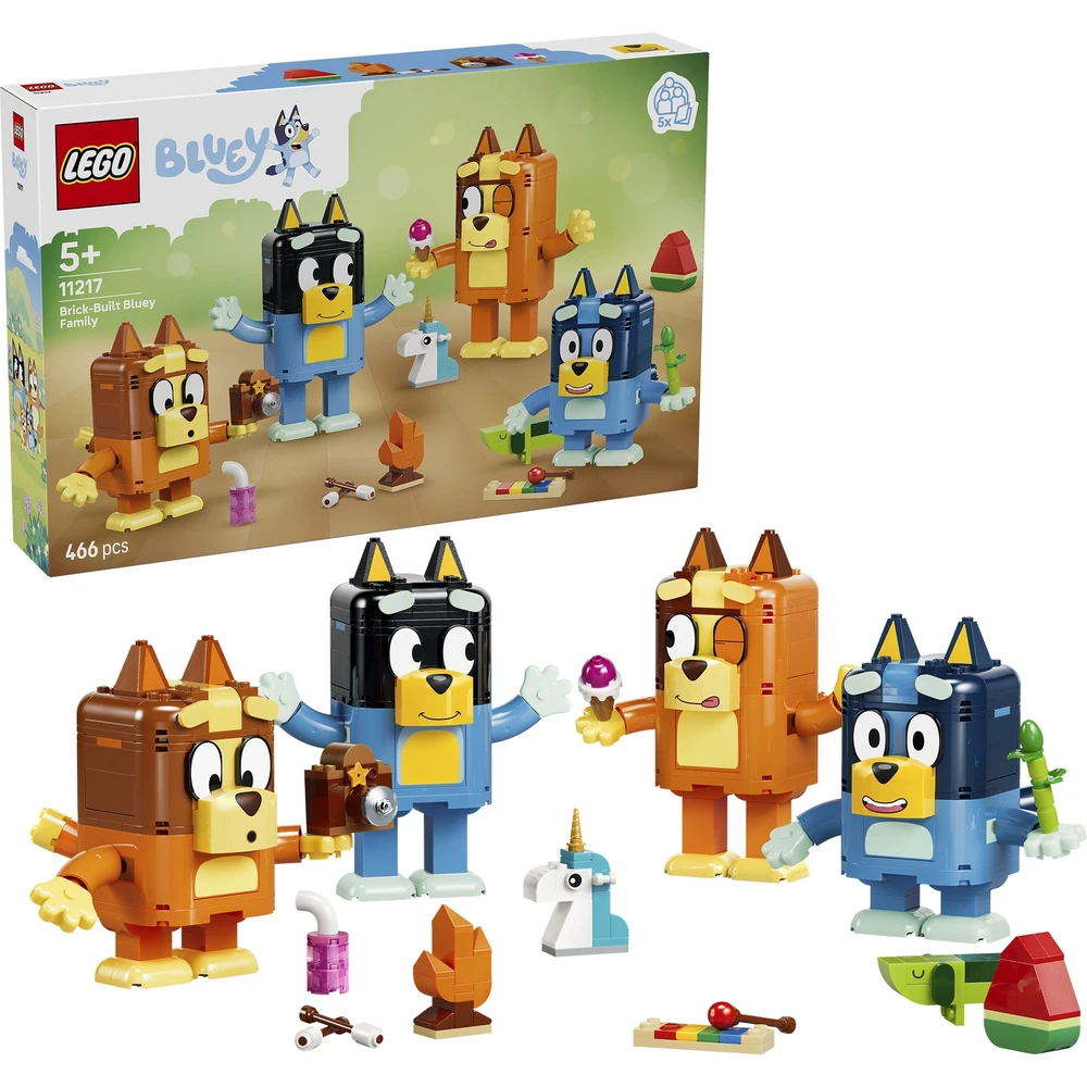 LEGO Bluey családja LEGO kockákból 11217
