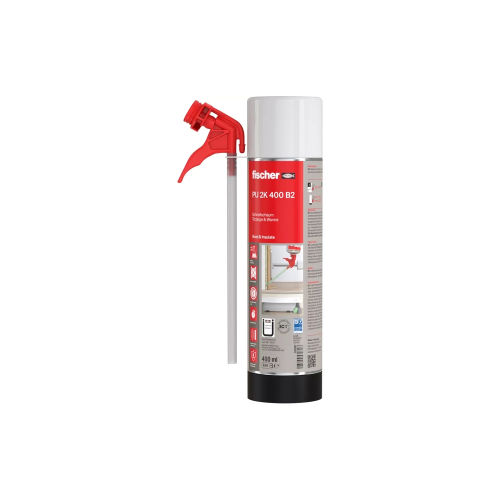 FISCHER Kétkomponensű gyorshab PU 400 világoszöld 400ml 053081