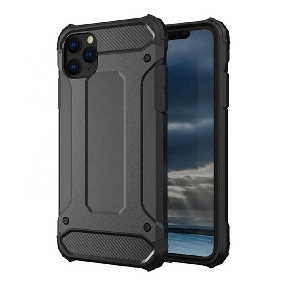 GIGAPACK Defender szilikon telefonvédő légpárnás sarokkal fémhatás Xiaomi 12 Pro fekete GP-123292