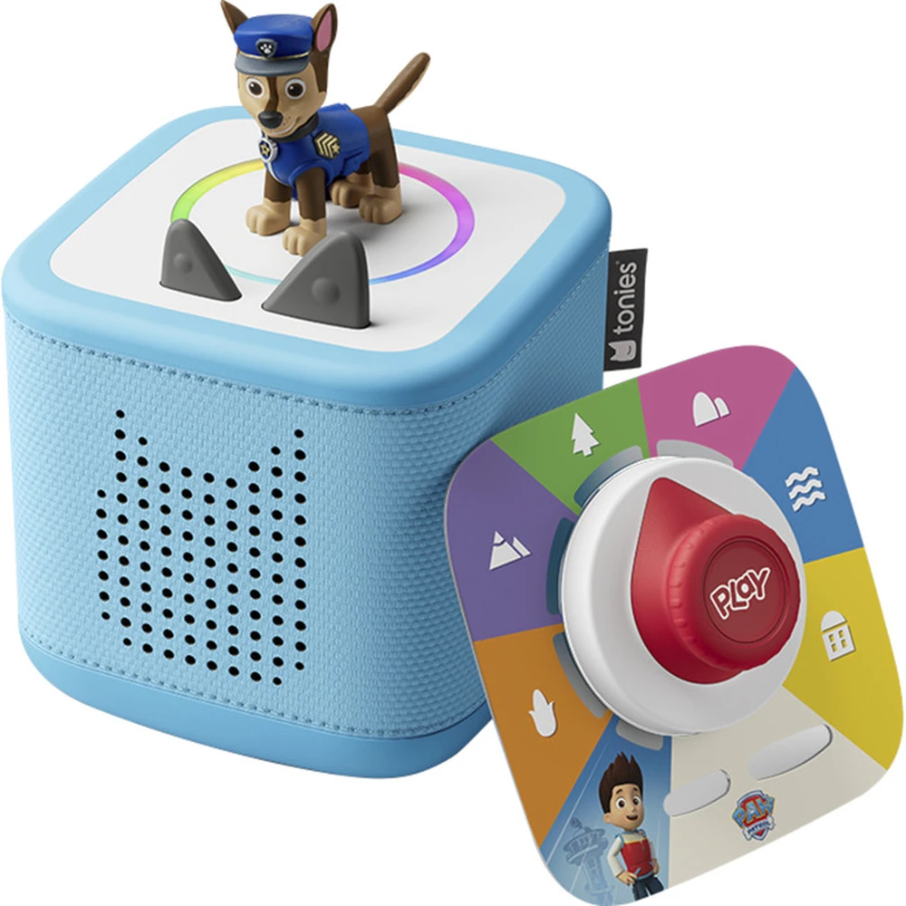 TONIES Toniebox 2 készlet égkék Paw Patrol Chase NÉMET nyelvű 11003479