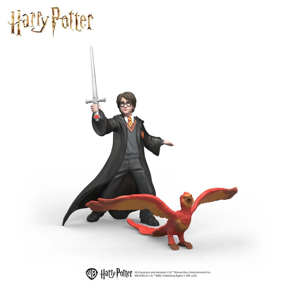 SCHLEICH Wizarding World Harry Potter Harry and Fawkes karddal 14994