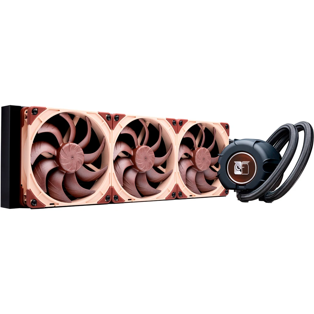 NOCTUA CPU vízhűtő 420mm alumínium 3x140mm PWM fekete/barna NL-LC1-42