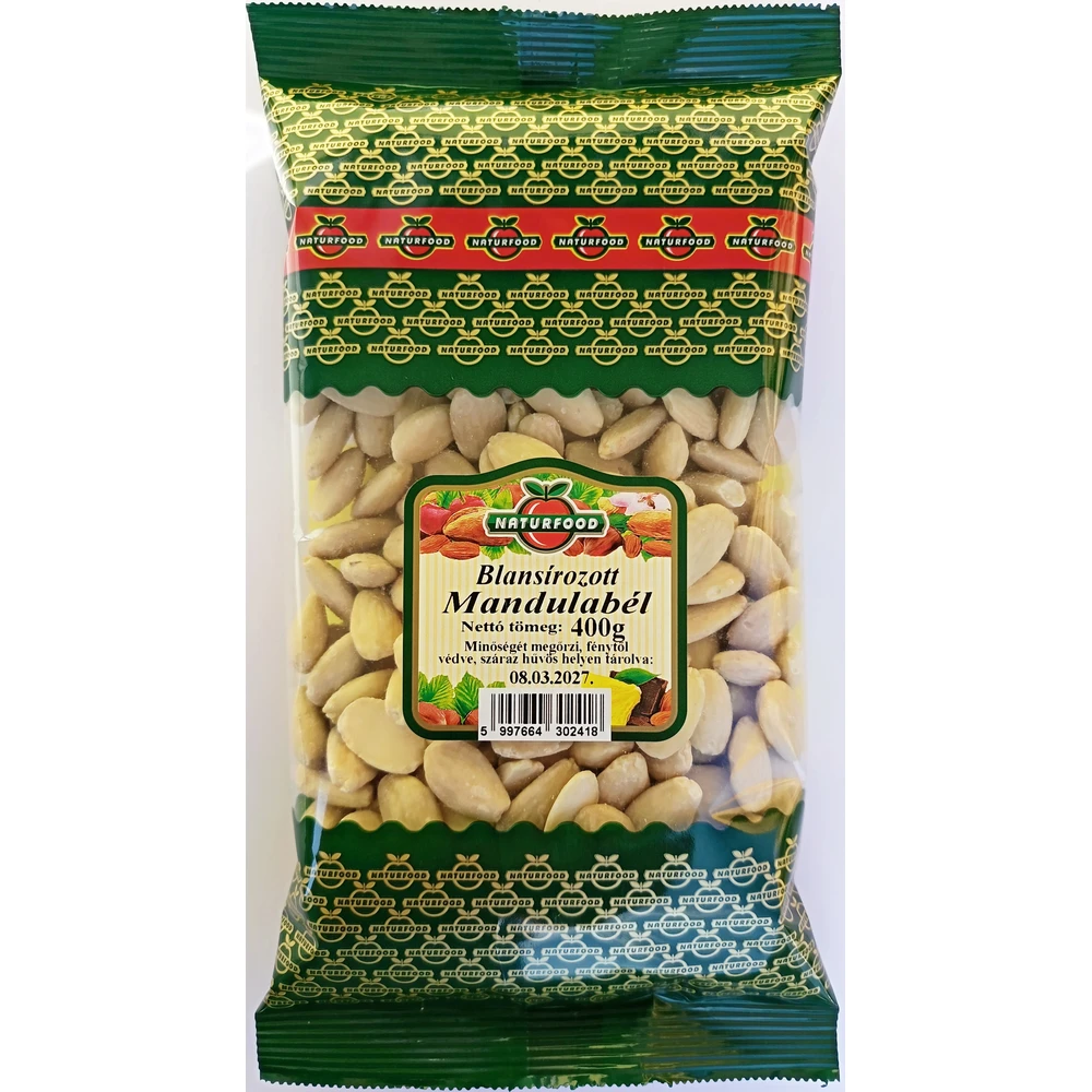 NATURFOOD Blansírozott mandulabél 400 g 102885