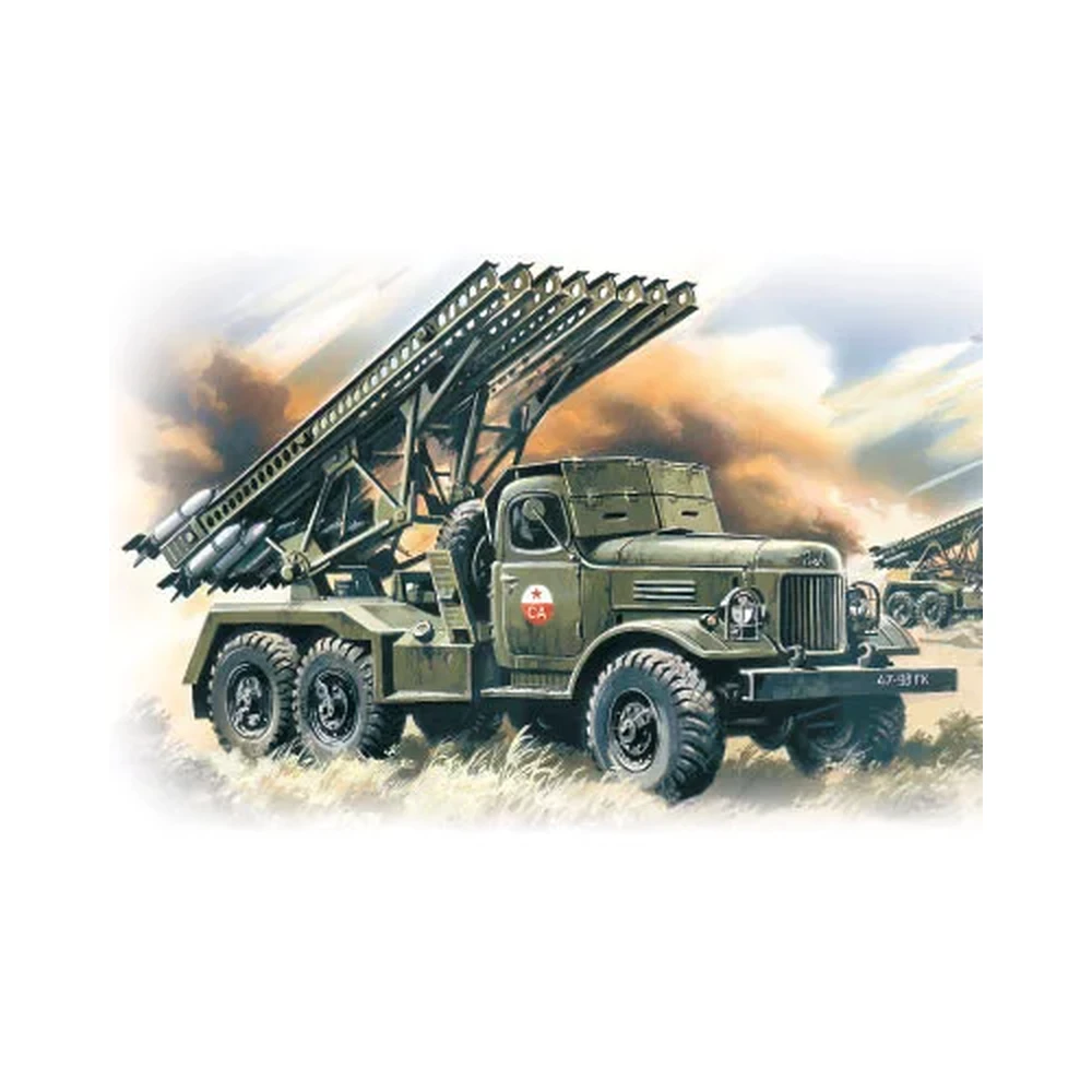 ICM 1/72 BM-13-16 rocket launcher vehicle model ICM72571