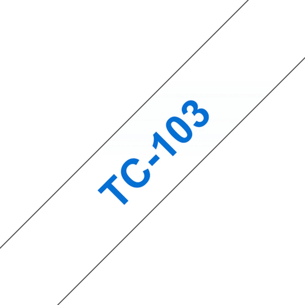 BROTHER TC-103 laminált szalag 12 mm átlátszó