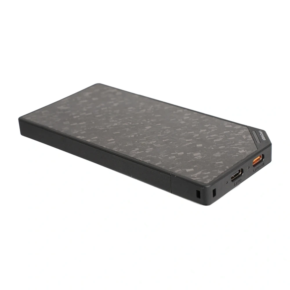 FLEXTAIL tragbar Batterie 10000 mAh schwarz szénszál IPX4 ZERO POWER-B
