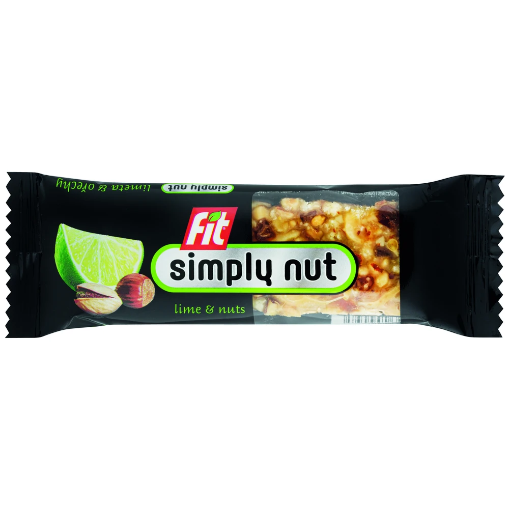 FIT SIMPLY nut müzliszelet lime-mogyoró-pisztácia 35g 102921
