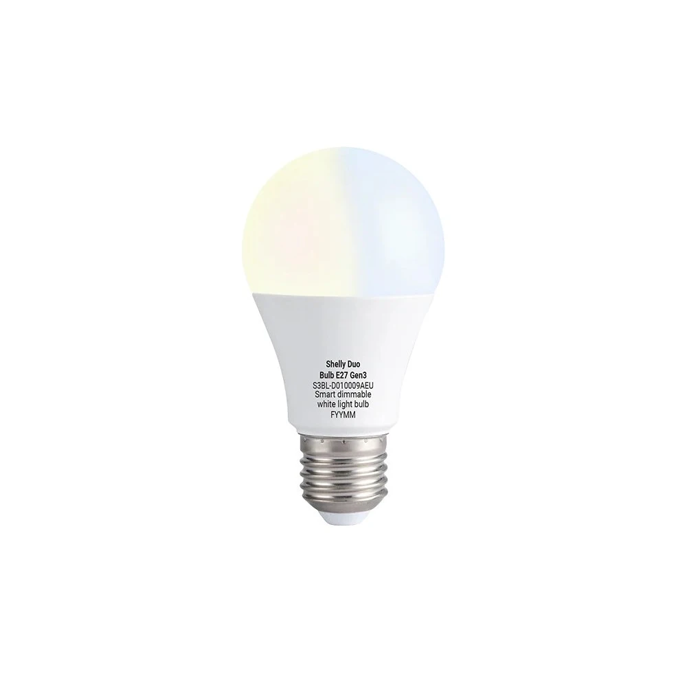 SHELLY Duo smart bulb E27 Gen3 Wi-Fi BT ALL-LAM-DUO-E27-R3