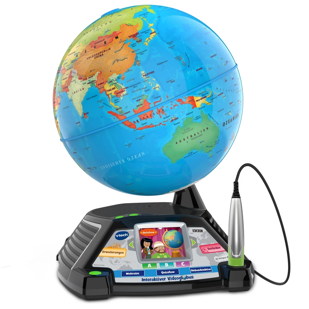 VTECH Interactive video globe NÉMET speaking 80-605404