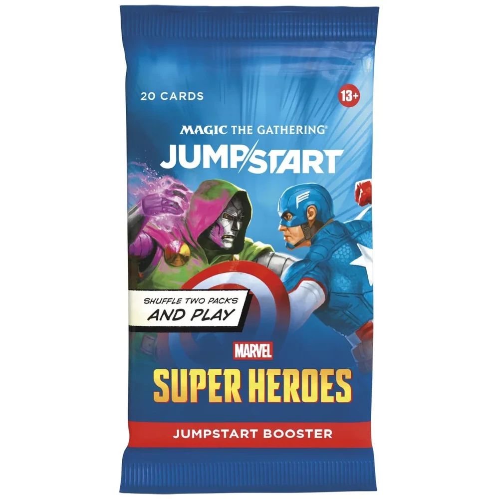Magic The Gathering Marvel Super Heroes Jumpstart Booster card box 195166313252